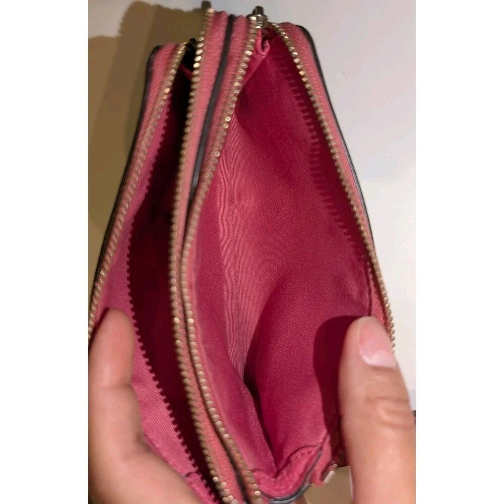 Vintage Coach Leather Wallet  Pink